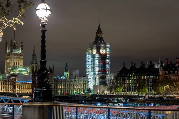 Big Ben Construção Londres Reino Unido — Fotografia de Stock