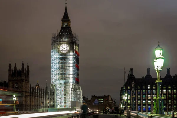 Big Ben Construção Londres Reino Unido — Fotografia de Stock