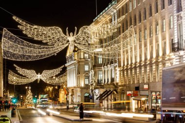 Noel ışıkları 2016 Londra, İngiltere 'de