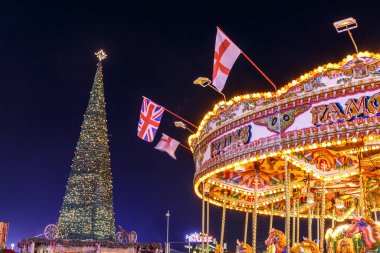 2016 'da Hyde Park' ta Noel panayırı, Londra