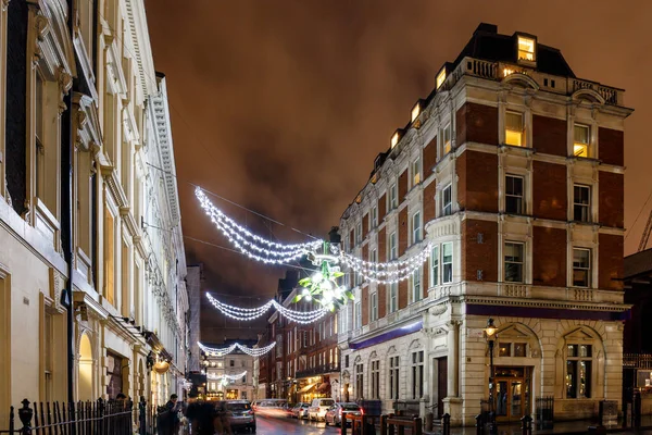 Luzes Natal 2016 Covent Garden Londres Inglaterra — Fotografia de Stock