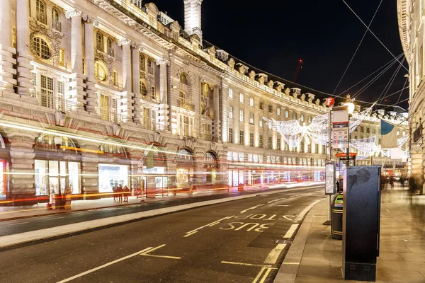 Weihnachtsbeleuchtung 2016 London England — Stockfoto