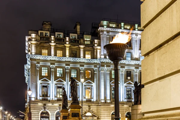 Llama Conmemorativa Waterloo Place Londres Inglaterra — Foto de Stock