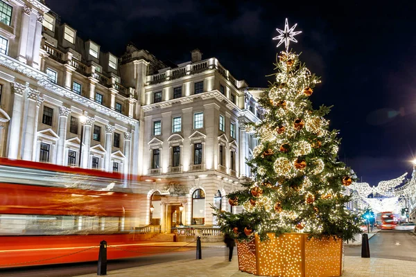 Árbol Navidad Waterloo Lugar 2016 Londres Inglaterra — Foto de Stock