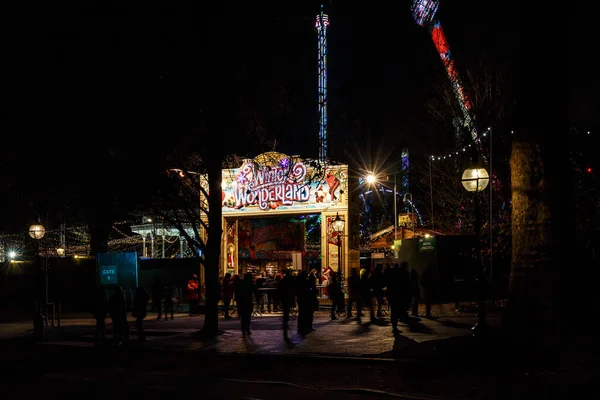 Feira Natal Hyde Park 2016 Londres — Fotografia de Stock