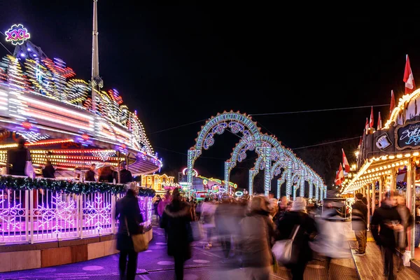 Fiera Natale Hyde Park Nel 2016 Londra — Foto Stock