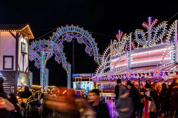 Feria Navidad Hyde Park 2016 Londres —  Fotos de Stock