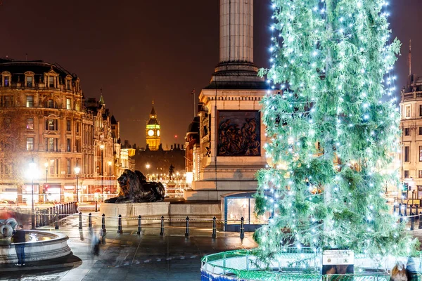 Рождественские Огни Лондоне Великобритания — стоковое фото