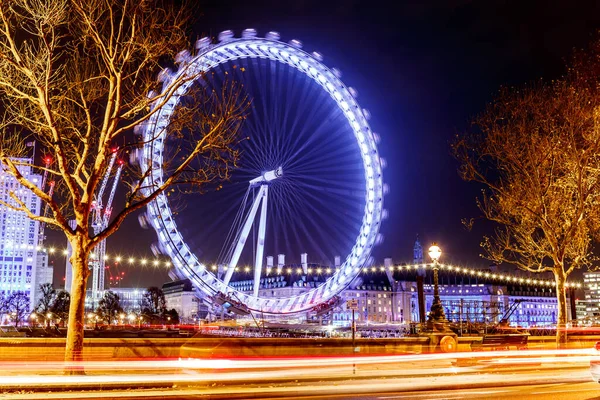 Londra Ngiltere Noel Işıkları — Stok fotoğraf