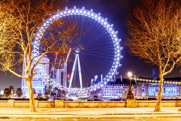 Londra Ngiltere Noel Işıkları — Stok fotoğraf