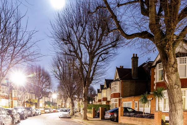 Weihnachtlich Dekoriertes Haus London — Stockfoto