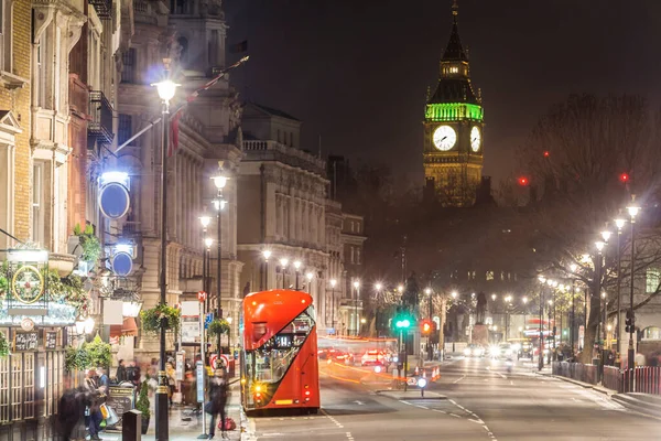 Julbelysning London Storbritannien — Stockfoto