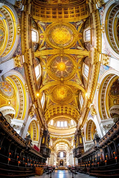 Innenansicht Der Paul Kathedrale London England Großbritannien — Stockfoto