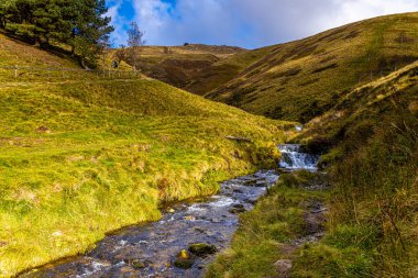 İngiltere 'nin Pensilvanya' nın güney ucunda yer alan Peak bölgesinin manzarası.