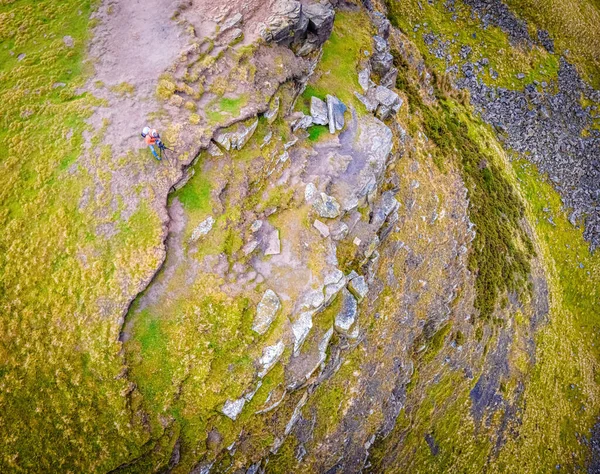 Fotógrafo Fotografiando Peak District Una Zona Montaña Inglaterra Extremo Sur —  Fotos de Stock