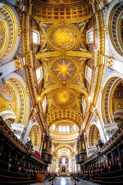 Vista Interior Catedral São Paulo Londres Inglaterra Reino Unido — Fotografia de Stock