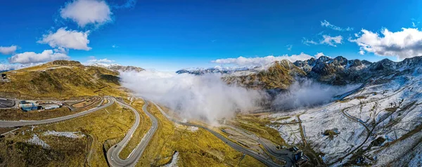 Vue Aérienne Des Sommets Montagneux Andorre Paroisse Canillo — Photo