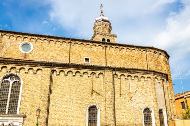 Yazın Murano Adası manzarası, Venedik, İtalya