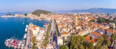 Hırvatistan 'da Bölünme Havadan Görünümü