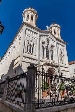 Hırvatistan 'da yaz aylarında Dubrovnik' in eski kent manzarası