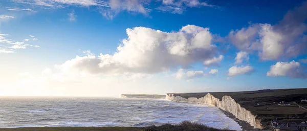 Panorama Seven Sisters England — Stock Photo, Image