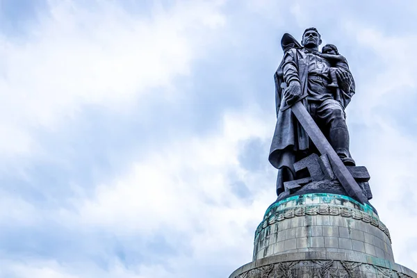 Sovětský Park Treptow Východním Berlíně — Stock fotografie