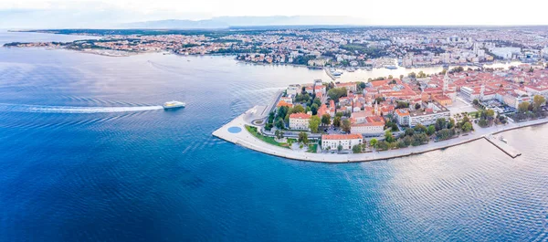 Letecký Pohled Zadar Létě Chorvatsko — Stock fotografie