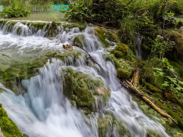 View Plitvice Tavak Horvátországban — Stock Fotó