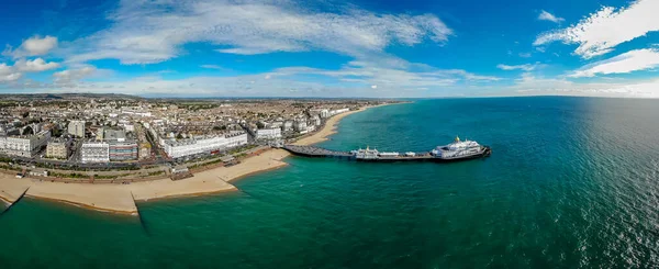 Aerial View Eastbourne Summer — Stock Photo, Image