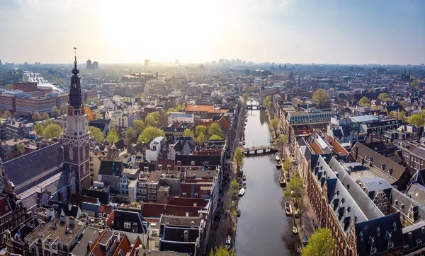 Aerial View Zuiderkerk Amsterdam Netherlands — Stockfoto