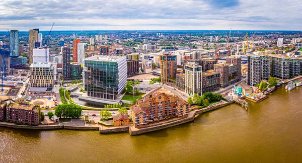 Vue Aérienne Ambassade Des États Unis Dans Centre Londres Royaume — Photo