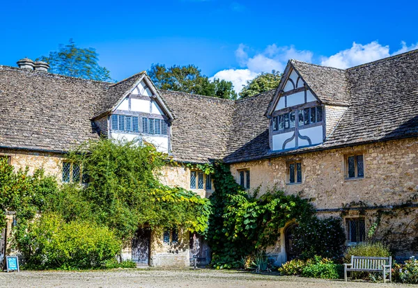 Vista Abadía Lacock Somerset Inglaterra Reino Unido —  Fotos de Stock