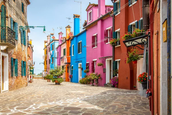 View Island Burano Venice Lagoon Italy — Stock Photo, Image