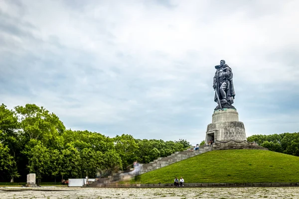 Sovětský Park Treptow Východním Berlíně — Stock fotografie