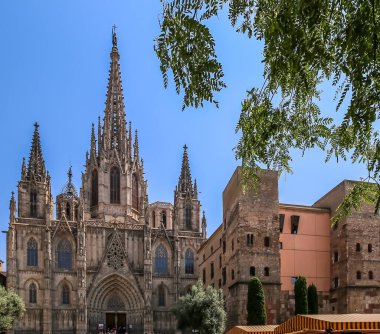 Yazın Barselona Katedrali