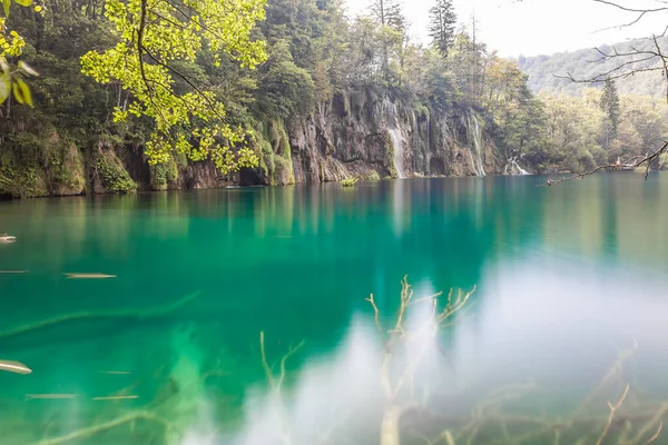 View Plitvice Tavak Horvátországban — Stock Fotó