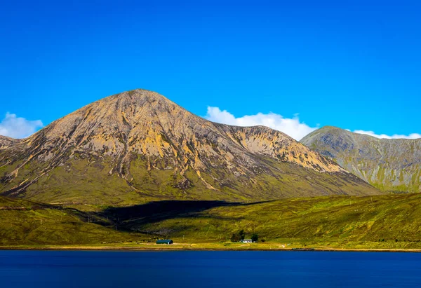 Widok Wzgórza Cuillin Pasmo Skalistych Gór Położonych Wyspie Skye Szkocji — Zdjęcie stockowe