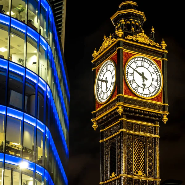 Little Ben Night London — Stockfoto