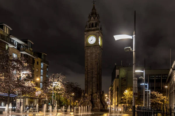 Albert Anısına Belfast Ngiltere Saat — Stok fotoğraf