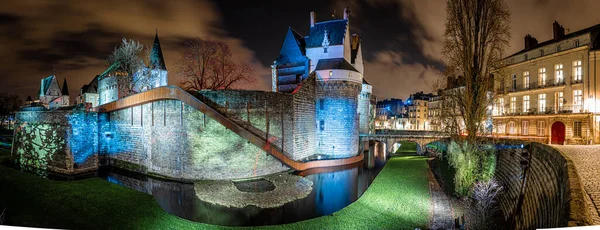 Vista Del Castillo Nantes Francia —  Fotos de Stock