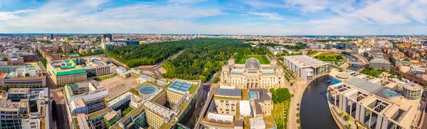Vista Aérea Reichstag Dia Verão Berlim — Fotografia de Stock
