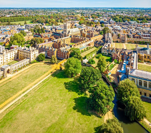 Aerial View Cambridge United Kingdom — Stock Photo, Image