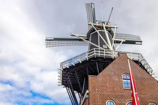 Classic Windmill Haarlem Netherlands — Stockfoto