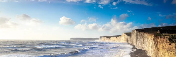 Panorama Seven Sisters England — Stock fotografie