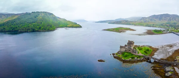 Elian Donan Tiempo Nublado Escocia — Foto de Stock