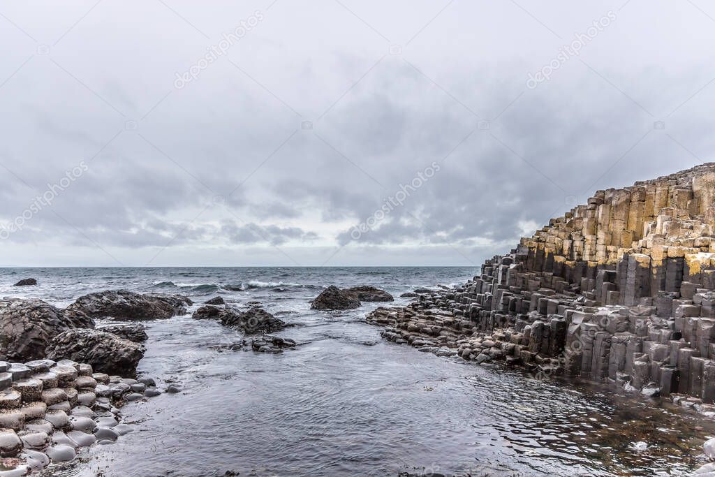 Giants causeway in autumn, Northern Ireland