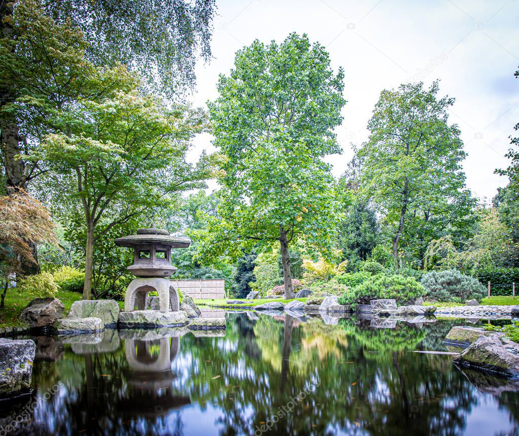 Kyoto Garden in London at long exposure