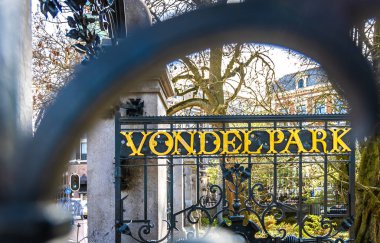 Hollanda, Amsterdam 'da Vondelpark girişi