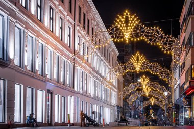 Norveç 'te Noel Oslo manzarası