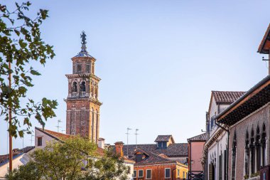 İtalya 'da Venedik sokaklarının manzarası